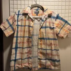 DIESEL チェック柄 半袖シャツ サイズ36