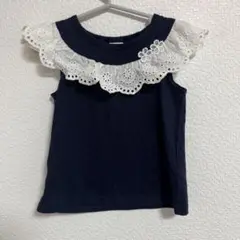 Pupil House ノースリーブタンクトップ 100cm ネイビー