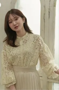 herlipto Alline Lace Blouse white Mサイズ - メルカリ