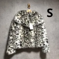 ZARA ショート丈アニマル柄フェイクファーコート ZW COLLECTION