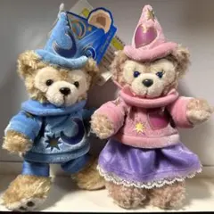 ダッフィー　シェリーメイ　ぬいぐるみバッジ