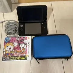 Nintendo 3DS LLライトグリーン　カセット　ケース付き