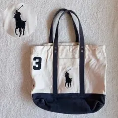 POLO RALPH LAUREN ビッグポニー キャンバス トートバッグ