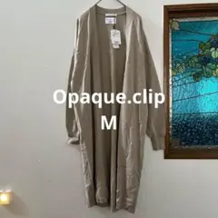 Opaque.clip 自宅で洗濯できるウール　イタリア生地　ロングカーディガンのサムネイル