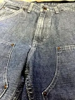 Carharttカーハートダブルニーワークパンツ、ショーツデニム