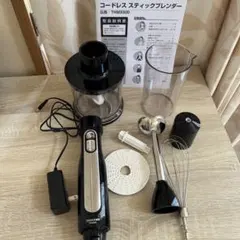 【ジャンク品】TESCOM コードレススティックブレンダー THMX600 本体のサムネイル