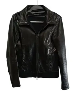 【日本製】shama 牛革 レザージャケット 42 黒 スタンドカラー ブルゾン 2025年最新】shama レザージャケットの人気アイテム - メルカリ