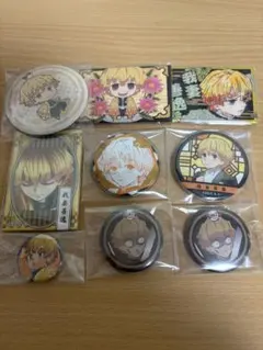 鬼滅の刃 善逸 缶バッジ 9個セット