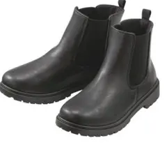 ブラック サイドゴアブーツ　Lサイズ24〜24.5