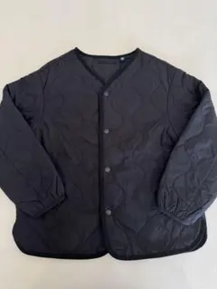 UNIQLO（ユニクロ）ウォームパデッドウォッシャブルジャケット黒　130 ②
