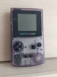 ゲームボーイカラー本体　クリアパープル(2.6インチIPS液晶　アンプ搭載 ゲームボーイカラー本体 クリアパープル(2.6インチIPS液晶