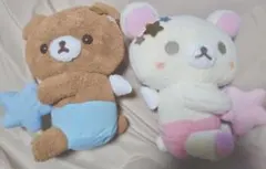 リラックマストア コリラックマ あつめてぬいぐるみ ブルー うさぎの