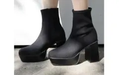 エヴリス　スリムチャンキーブーツ　Lサイズのサムネイル