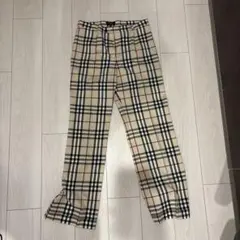 Burberry チェック柄 キュロットパンツ - メルカリ