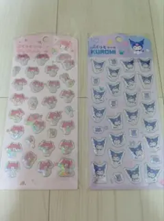 サンリオ✕ダイソーぷくっとシール2セット☆クロミ&マイメロ　新品未使用