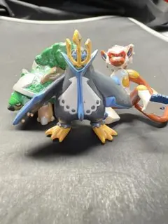 ポケモン　ゴウカザル　エンペルト　ドダイトス　初期モンコレフィギュア3体セット