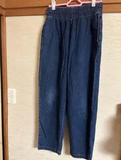 GU デニム イージーパンツ Sサイズ　シェフパンツ