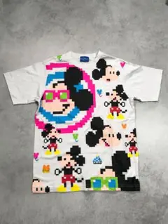 まとめ 東京ディズニーリゾート ミッキー ドット Tシャツ 8bit A482のサムネイル