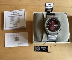 【新品未使用】ORIENT SK オートマチック RN-AA0B02J レッド
