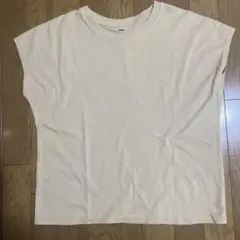 スムースコットンフレンチスリーブT（半袖）ベージュ