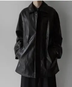 【極美品】ssstein LEATHER ZIP JACKET M