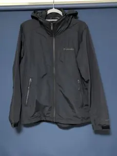 美品△Columbia コロンビア ナイロンジャケット 灰 Mサイズ パッカブル 