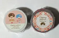 mizutama　マスキングテープ 2個　ワールドクラフト　文具女子博のサムネイル