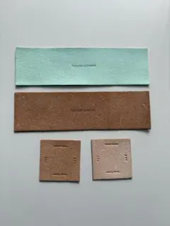 【即発送】 Hender Scheme エンダースキーマ レザーステッカーのサムネイル