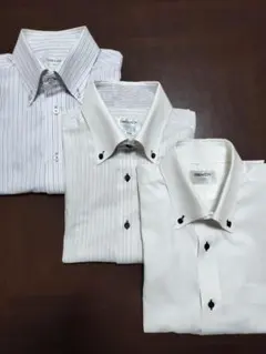 ORIHICA ボタンダウン半袖シャツＬ ３枚セット