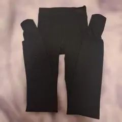 着圧タイツ 裏起毛タイツ 裏起毛黒スパッツ M~L