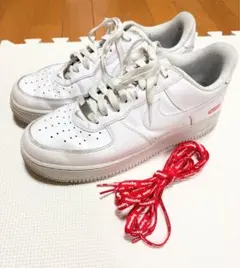 NIKE Air Force 1 Low Supreme White27.5cm