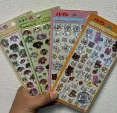 【正規品】ノンタン お茶犬 BONBON DROP シール 4枚セット
