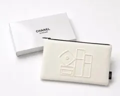 CHANEL ノベルティ ポーチ ホワイトのサムネイル
