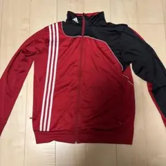 adidas スポーツジャケット レッド/ブラック　古着