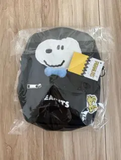 PEANUTS スヌーピー ショルダーバッグ ブラック