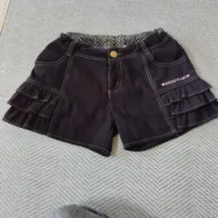 MEZZO PIANO フリルキュロットスカート S