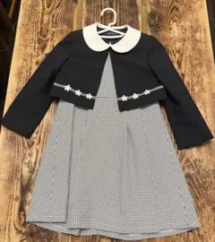 女の子 フォーマルワンピース ボレロセット 120 入学式 卒園式 セレモニー