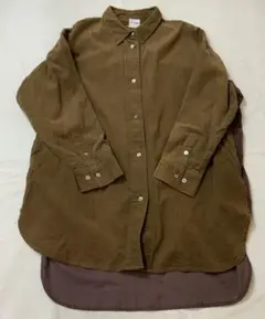 A/W ciaopanic チャオパニック 長袖 コーデュロイシャツ F