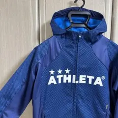 ATHLETA/アスレタ フード付きトラックジャケット Mサイズ/ネイビー