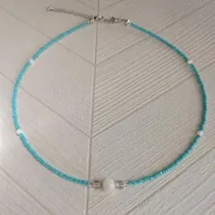 ♡ビーズアクセサリー♡n194ビーズネックレス、チョーカー ♡細め♡