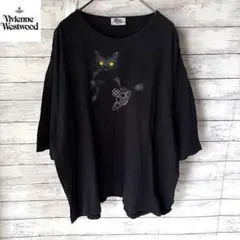 ヴィヴィアン 半袖Tシャツ オーブ 猫のサムネイル
