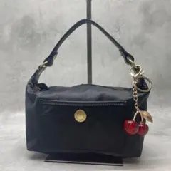 COACH アクセサリーポーチ シグネチャー ターンロック ブラウン 11057