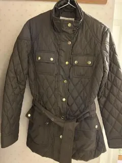 値下げ！美品！バナナリパブリック　オリーブグリーン キルティングジャケット　M