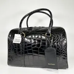 専用　JRA Sanpo Cocco cristaro クロコ ハンドバッグ 美品◎JRAタグ付き SANPO 三宝 レディース シャイニー