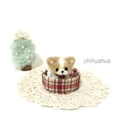 チワワ モールアート ハンドメイド ミニチュア ドールハウス モールドール 犬