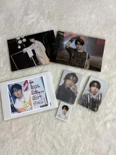 StrayKidsハン　トレカ　ラントレ　ラベル缶　IDフォト