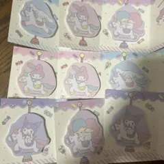 新品　マイメロディ　トレーディングふせん　タックメモ　付箋　サンリオ　9個セット