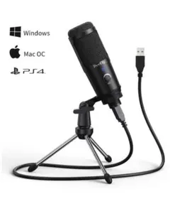 2」コンデンサーマイク 単一指向性 USBマイク PCマイク ps4 マイクのサムネイル