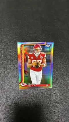 【NFL】 Travis Kelce Topps Refractor カード