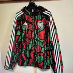 ★ × LABRUM アーセナル 　ナイロンジャケットパーカー3XL ☆adidas × LABRUM アーセナル ナイロンジャケットパーカー3XL - メルカリ